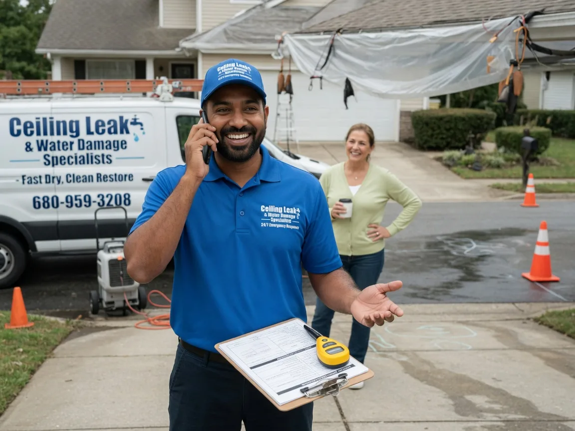 Ceiling Leak Cleanup Edgerton, KS FAQs
